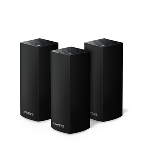 PUNTO DE ACCESO INTERIOR MESH WIFI 5 LINKSYS VELOP WHW0303B-EU WIFI EN MALLA TRIBANDA AC6600 3-PACK NEGRO
