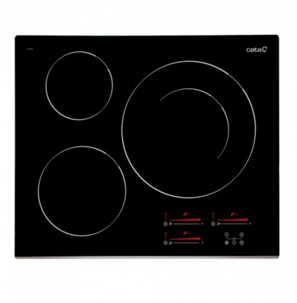 Cata Vitroceramica Induccion Insb 6032 Bk 08063404 3 Zonas Coccion Ancho 63 Cm