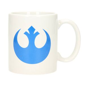 TAZA-CERAMICA-SIMBOLO-REBELDE-Y-LOGO-BLANCA-STAR-WARS----------------------------------------------