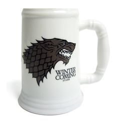 JARRA CERAMICA STARK WINTER IS COMING JUEGO DE TRONOS