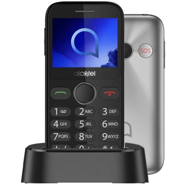 telefono movil alcatel 2020x 2.4    gray