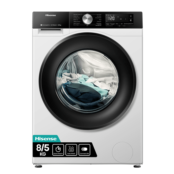 LAVADORA SECADORA HISENSE WD3S8043BW3 8/5 KG 1400 RPM A BLANCO