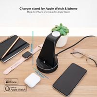 Miniatura 3 de BASE CARGA TOOQ TQCD02L PARA APPLE WATCH + IPHONE COLOR NEGRO