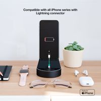 Miniatura 4 de BASE CARGA TOOQ TQCD02L PARA APPLE WATCH + IPHONE COLOR NEGRO