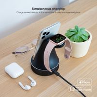 Miniatura 7 de BASE CARGA TOOQ TQCD02L PARA APPLE WATCH + IPHONE COLOR NEGRO
