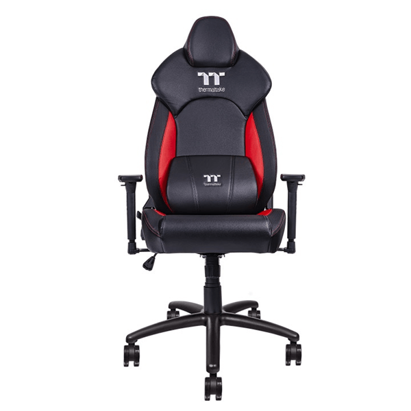 silla gaming thermaltake v comfort negro rojo