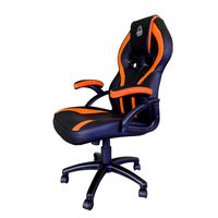 Miniatura 3 de SILLA GAMER KEEP OUT XS200 NEGRA CON DETALLE NARANJA ESPUMA DE ALTA DENSIDAD REPOSABRAZOS FIJOS