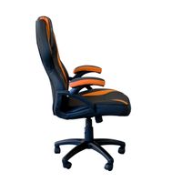 Miniatura 6 de SILLA GAMER KEEP OUT XS200 NEGRA CON DETALLE NARANJA ESPUMA DE ALTA DENSIDAD REPOSABRAZOS FIJOS