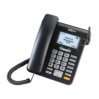Miniatura 1 de TELEFONO SOBREMESA MAXCOM MM28D 2G SIM BLACK