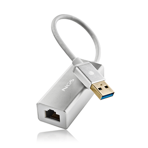 ADAPTADOR USB 3.0 A GIGABIT ETHERNET RJ45 NGS HACKER 3.0