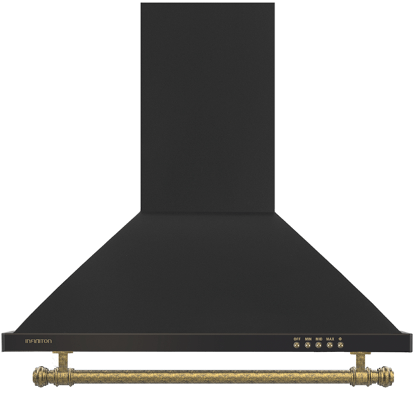 CAMPANA CHIMENEA INFINITON CMPP-RU61 ANCHO 60 CM NEGRA