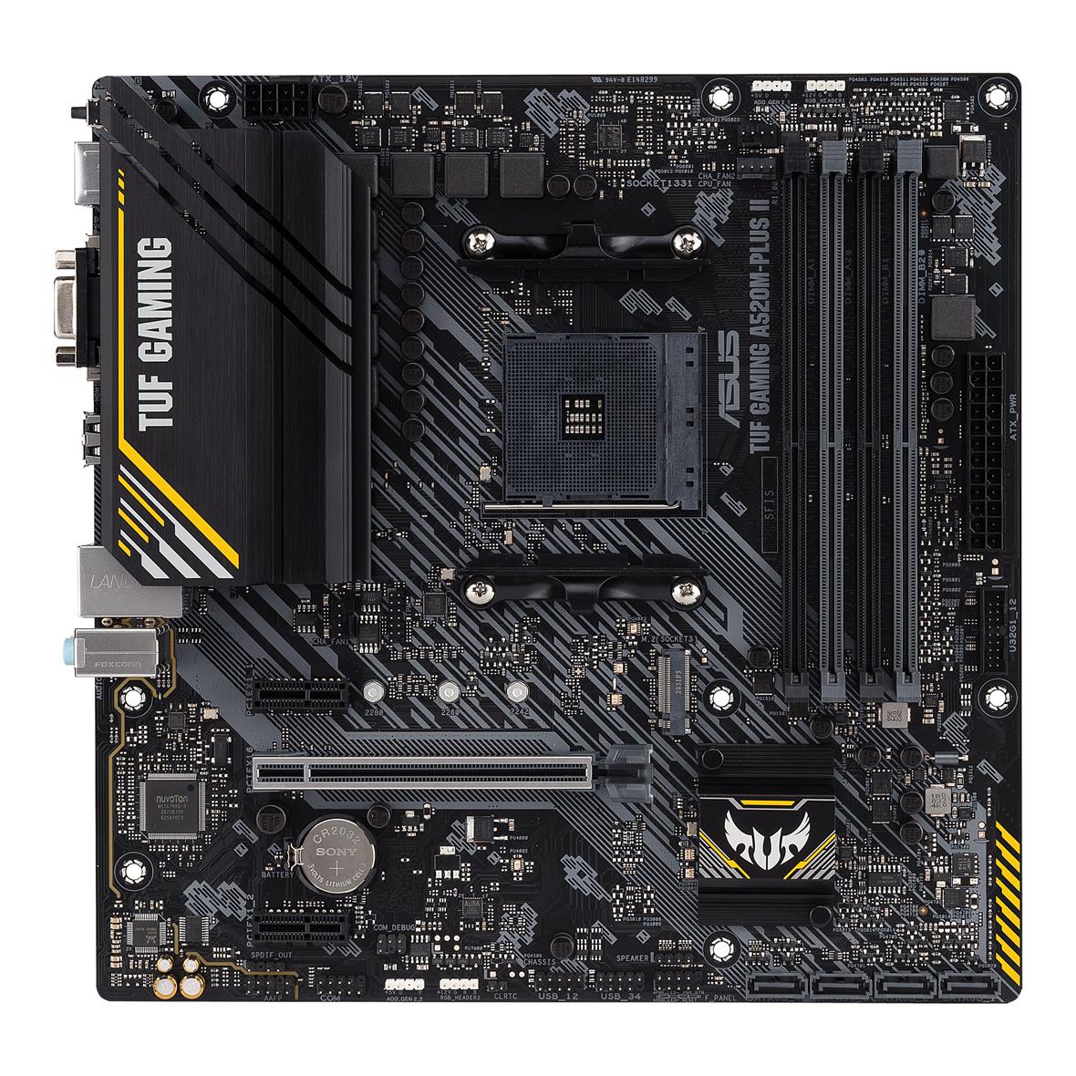 asus amd  tuf gaming a520m-plus ii socket am4