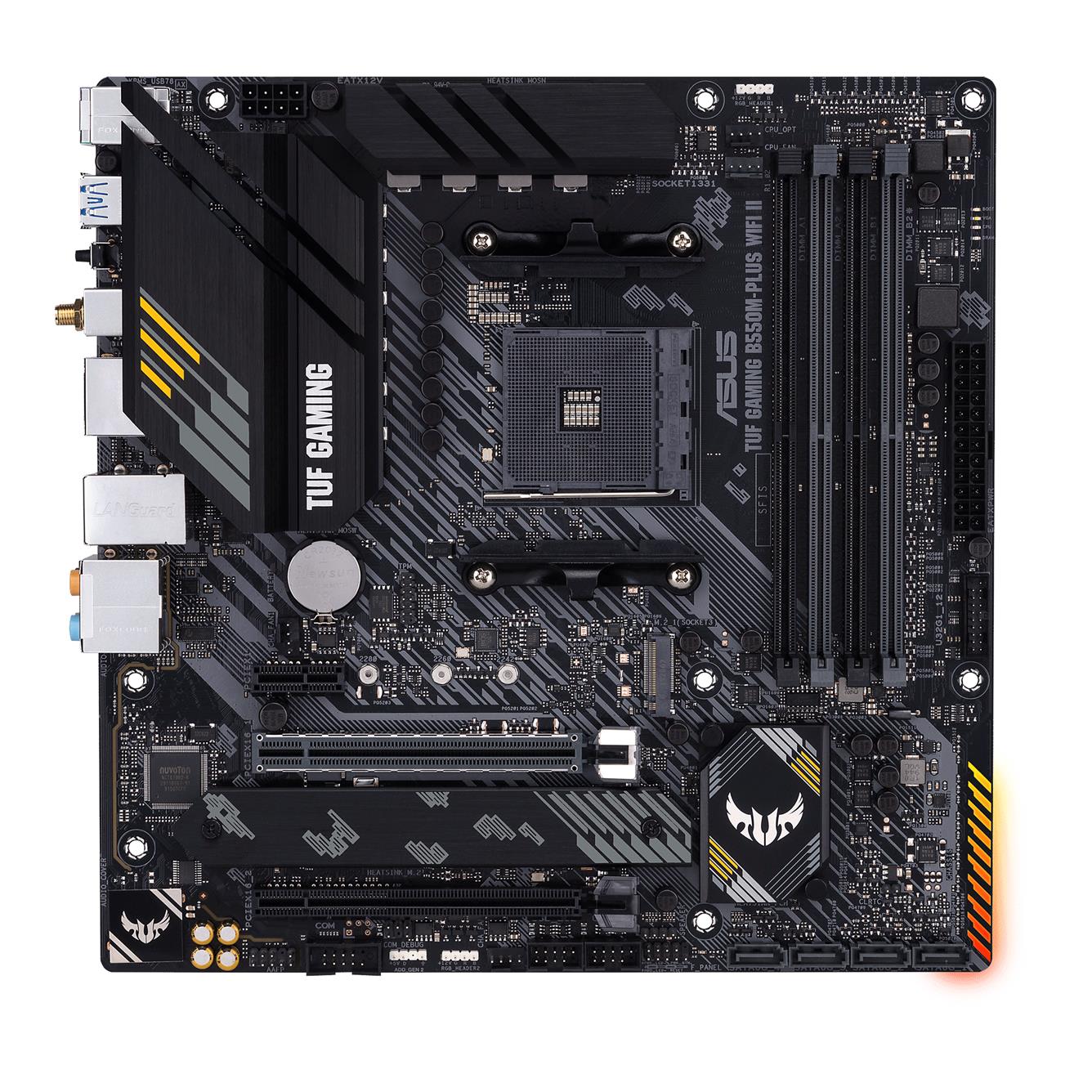 asus amd  tuf gaming b550m-plus wifi ii socket am4