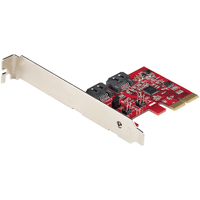 Miniatura 1 de SATA PCIE CARD 2 PORTS SATA RAID 6GBPS PCI EXPRESS TO SA TA