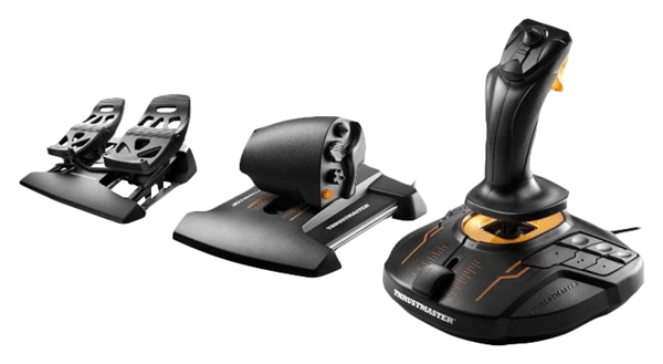 thrustmaster joystick t16000m fcs flight pack (2960782)