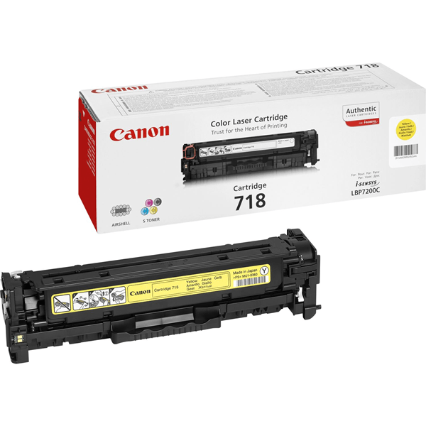 toner 718 yellow