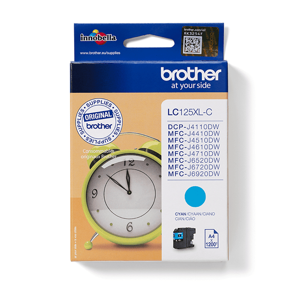 brother tinta cian lc-125xlcbp