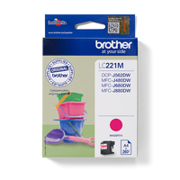 Miniatura 1 de TINTA BROTHER LC-221M MAGENTA 260PAG