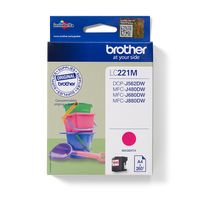 Miniatura 2 de TINTA BROTHER LC-221M MAGENTA 260PAG