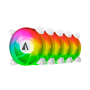 VENTILADORES RGB ABYSM ARCLIGHT ARGB (KIT 5 EN 1)