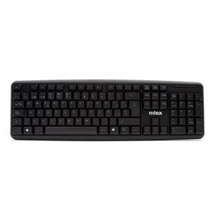 TECLADO-NILOX-USB-NEGRO