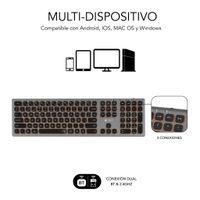 Miniatura 5 de TECLADO BLUETOOTH/2.4G MASTER ILUMINADO EXT G/N