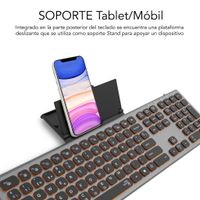 Miniatura 8 de TECLADO BLUETOOTH/2.4G MASTER ILUMINADO EXT G/N