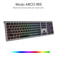 Miniatura 10 de TECLADO BLUETOOTH/2.4G MASTER ILUMINADO EXT G/N