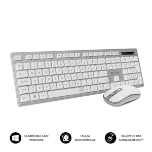 TECLADO---RATON-INALAMBRICO-SUBBLIM-PLANO-ERGO-SILVER
