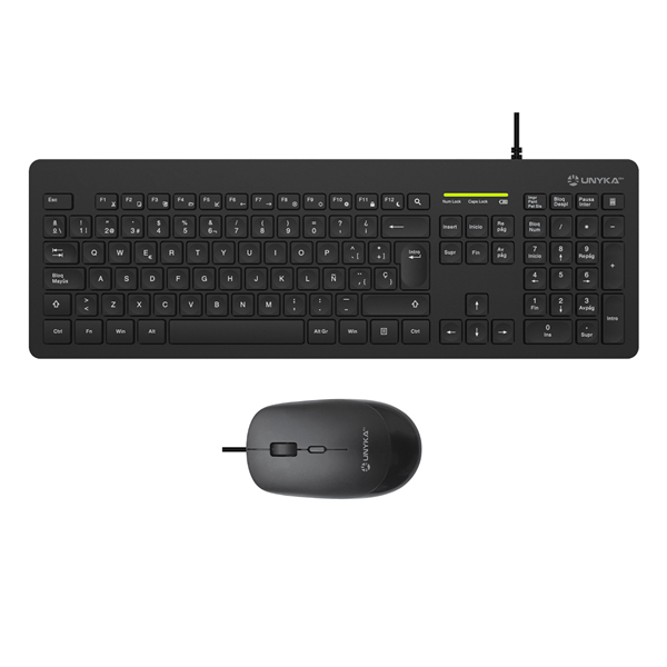 UNYKAch Kit Teclado + Ratón Combo Pro MK211 Slim