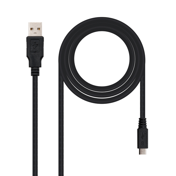 CABLE USB NANO CABLE USB2.0 A/M - MICRO USB2.0 B/M 3.0M NEGRO