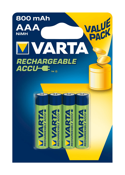 RECH.ACCU VALUE AAA 800MAH BLI 4