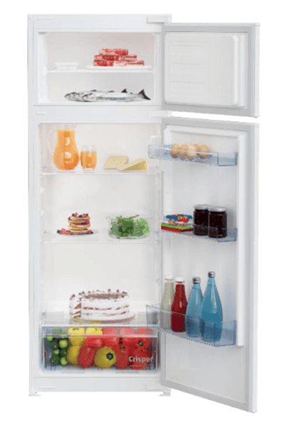 FRIGORIFICO DOS PUERTAS BEKO BDSA250K4SN E ALTO 144,8 CM ANCHO 54 CM BLANCO