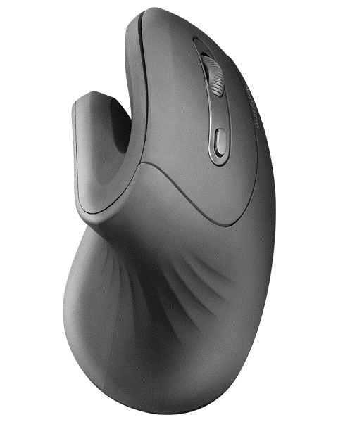MARS GAMING MMW-ERGOPRO, VERTICAL ERGONOMIC WIRELESS MOUSE, FOLDED DESIGN, 3200DPI OPTICAL SENSOR, HUANO SWITCHES, BLACK