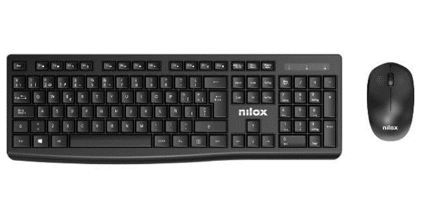 nilox nxkmwe012 kit teclado + ratón wireless