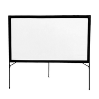 Miniatura 1 de PANTALLA MURAL PORTATIL APPROX 77" 183x102 cm MARCO PLEGABLE PROYECCION DE DOBLE CARA BOLSA DE TRANSPORTE