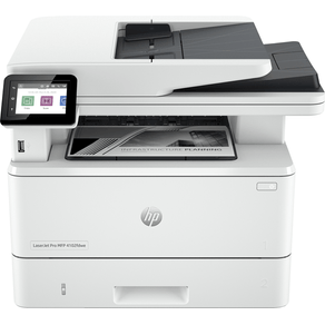 Impresora-HP-LaserJet-Pro-Impresora-multifuncion-HP-LaserJet-Pro-4102fdwe-Blanco-y-negro-Impresora-para-Pequeñas-y-medianas-empresas-Imprima-copie-escanee-y-envie-por-fax-Impresion-a-doble-cara--Escaneado-a-doble-cara--Escanear-a-correo-electronico--Puerto-de-unidad-de-memoria-flash-USB-frontal-Laser-Duplex