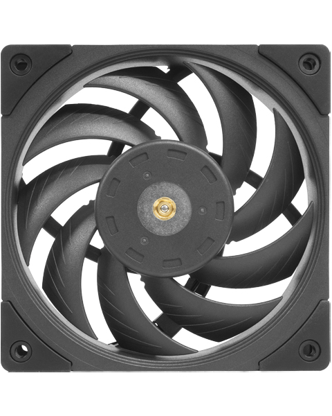 ventilador interno mars gaming mfnc black 12x12cm rodamiento fdb de cobre hiperbalanceado ultrasilencioso conexion pwm