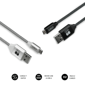 CABLE-SUBBLIM-USB-2.0-A-MICRO-USB-PACK-2