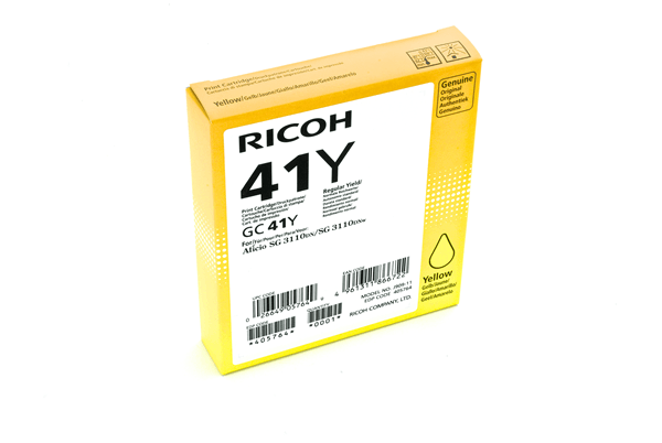 CARTUCHO RICOH GEL AMARILLO GC-41Y