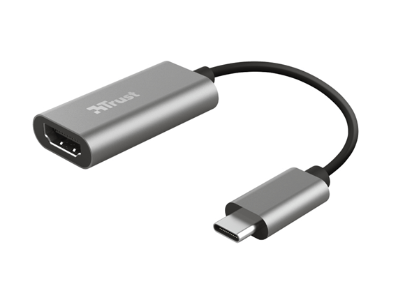 ADAPTADOR TRUST 23774 USB-C A HDMI HEMBRA UHD 4K AUDIO MULTICANAL