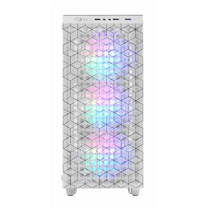 CAJA ATX SEMITORRE GAMING MARS GAMING MCMAGW BLANCAFRONTAL DOBLE REJILLA MAGNETICA LATERAL CRISTAL TEMPLADO 3x120mm RGB DOBLE CAMARA