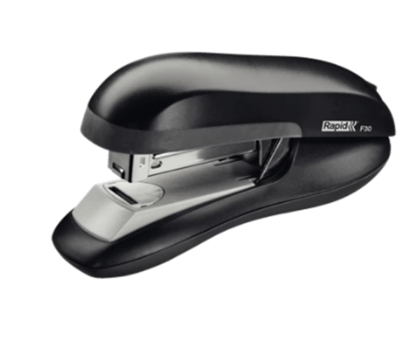 grapadora de sobremesa modelo f30 flat-clinch color negro rapid 23256500