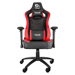 SILLA GAMER TALIUS VULTURE NEGRA/ROJA BUTTERFLY, 4D, BASE METWAL, RUEDAS NYLON