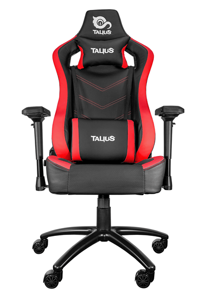 SILLA GAMER TALIUS VULTURE NEGRA/ROJA BUTTERFLY, 4D, BASE METWAL, RUEDAS NYLON