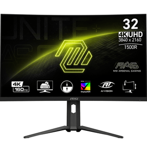 MONITOR GAMING MSI MAG 321CUP 31.5" LED UHD 4K 3840 x 2160 /1MS / 160HZ / CURVO /DP / 2 X HDMI/ USB