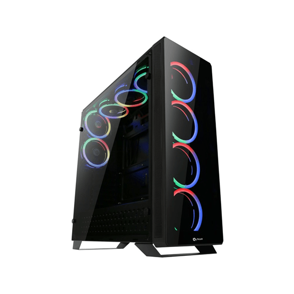 caja gaming atx talius leviathan rgb - negro