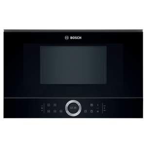 HORNO MICROONDAS INTEGRABLE BOSCH BFL634GB1 21 LITROS SIN GRILL CRISTAL NEGRO