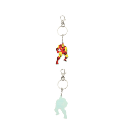 LLAVERO GOMA IRON MAN MARVEL