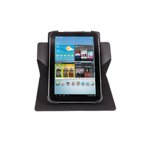 Miniatura 1 de FUNDA TABLET UNIVERSAL 9"-10.1" ROTATORY 360º NEGRA SILVER HT